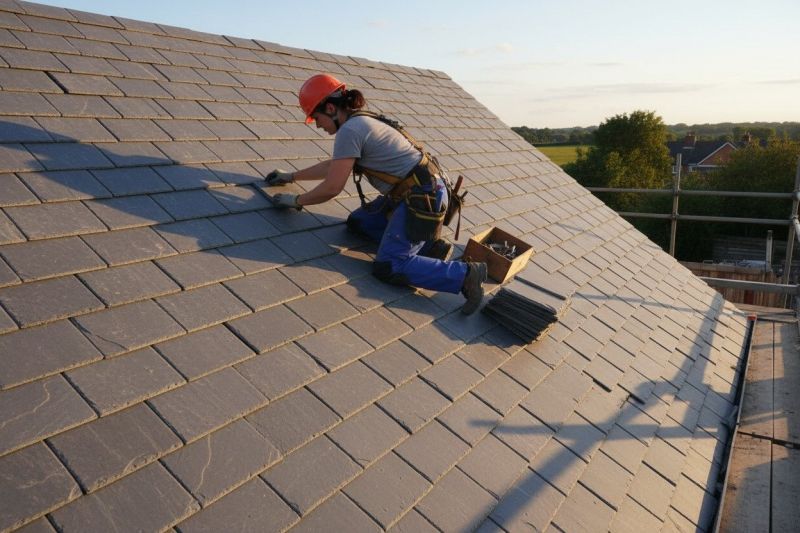 Slate Roof Repair detail